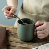 Okate 14oz Ceramic Coffee Mugs – Set of 6, Reactive Glaze