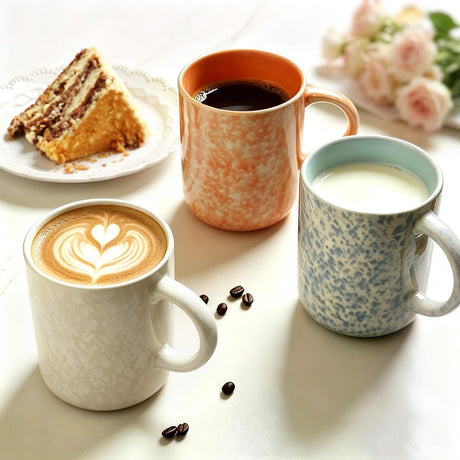 Okate 17oz Ceramic Coffee Mugs – Set of 4
